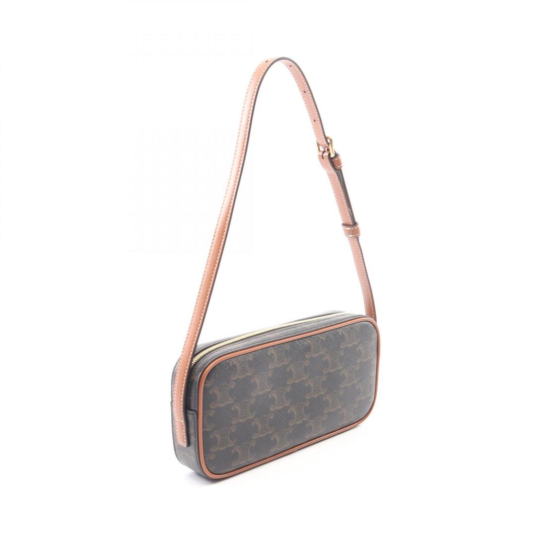 CELINE - CELINE セリーヌ ショルダーバッグ キュイル トリオンフ ミニ