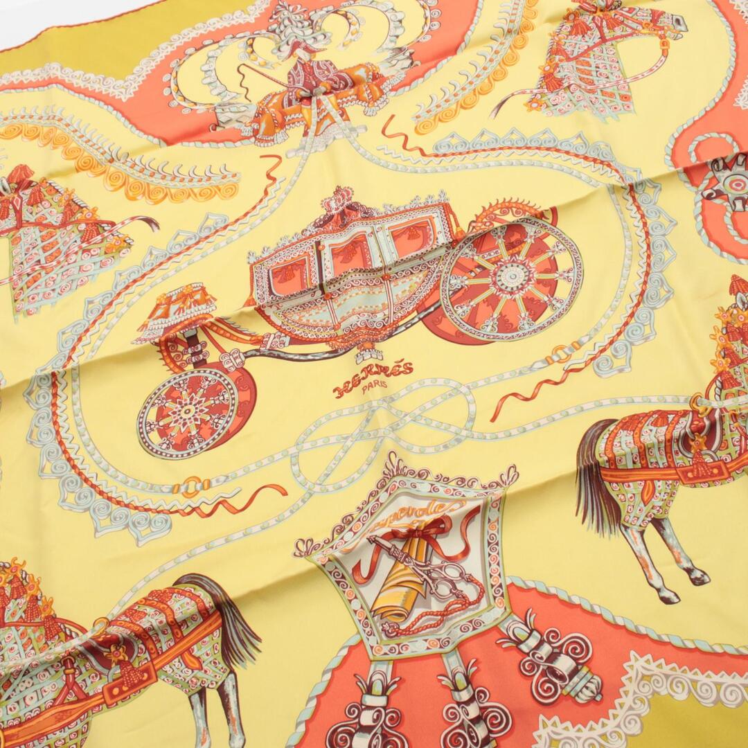 HERMES - エルメス HERMES カレ90 Paperoles スカーフ 衣料品 シルク