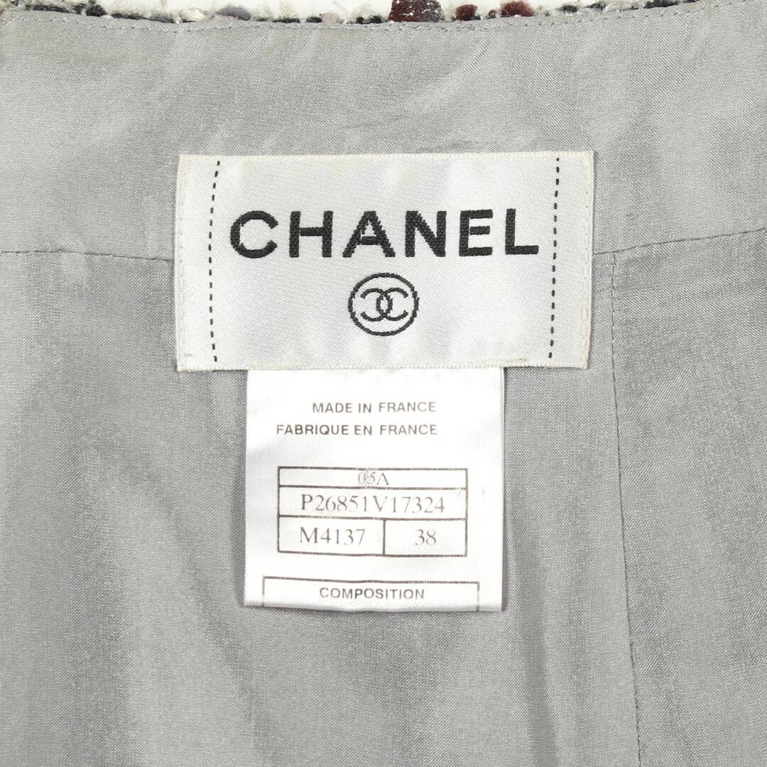 CHANEL - シャネル CHANEL ココマークプレート ツイード ティアード