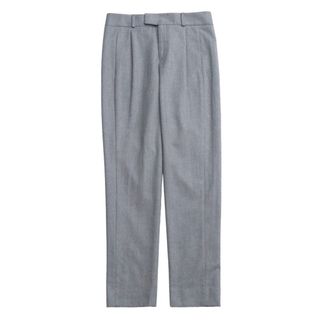 美品 22AW yori ヨリ ハンサムスラックス パンツ サイズ34 ネイビー