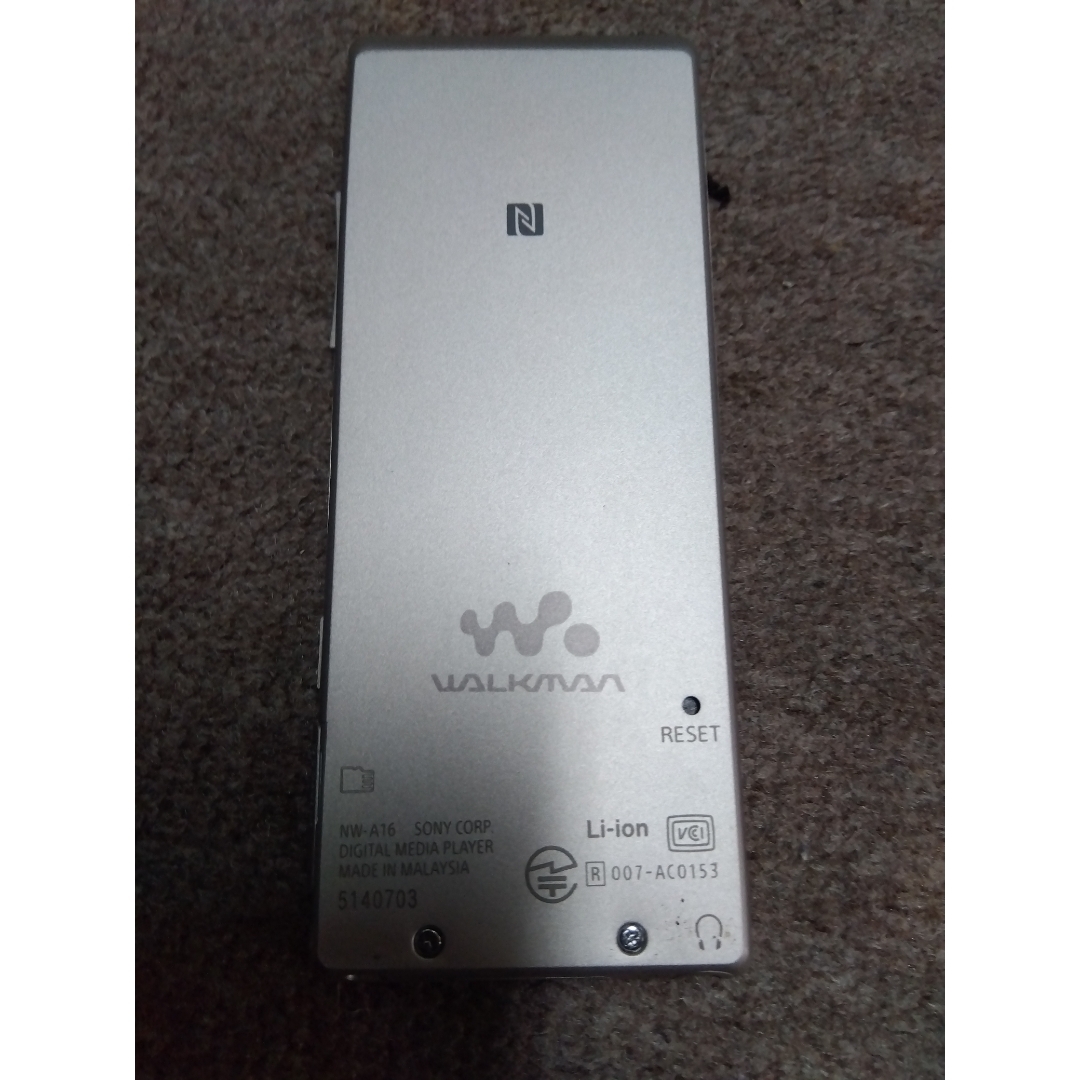SONY - バッテリー良好☆SONY WALKMAN NW-A16 32Gシルバー 動作OKの