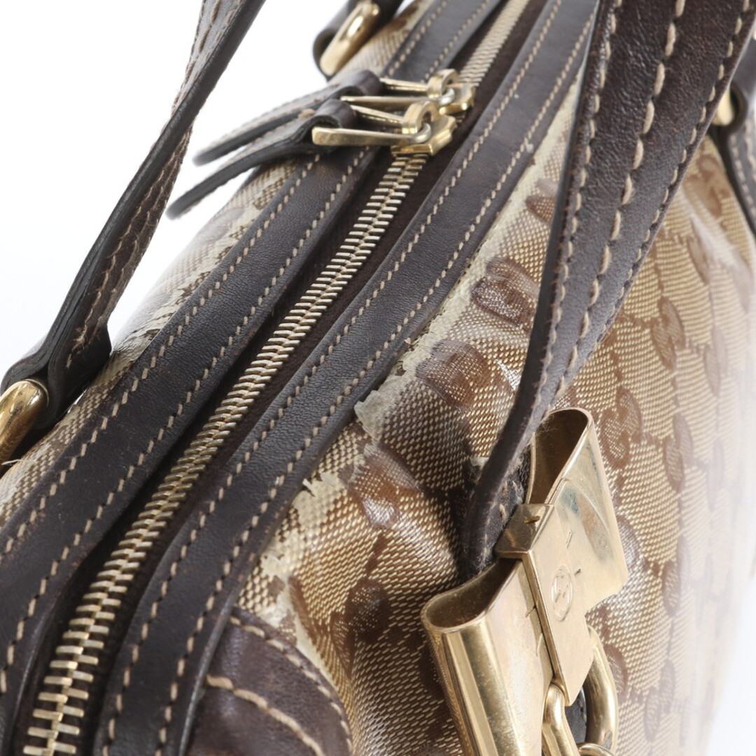 GUCCI - グッチ GG クリスタル ドゥケッサ リボン 181487 レザー ミニ