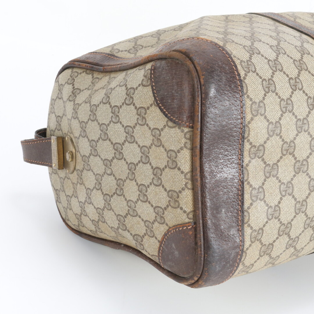 GUCCI - オールド グッチ GG スプリーム レザー ボストン バッグ 出張