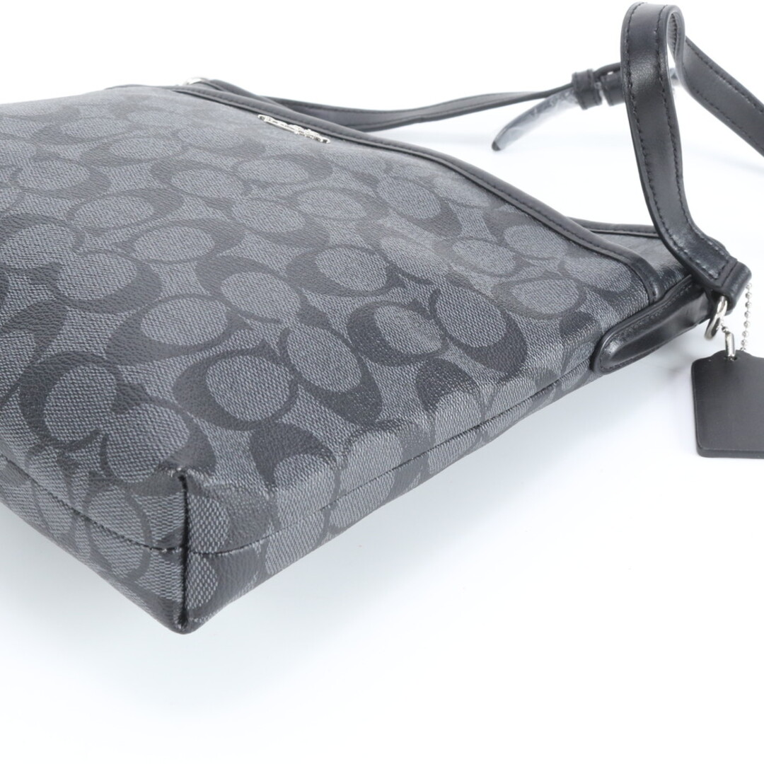 COACH - 極美品 コーチ シグネチャー レザー ショルダーバッグ 斜め