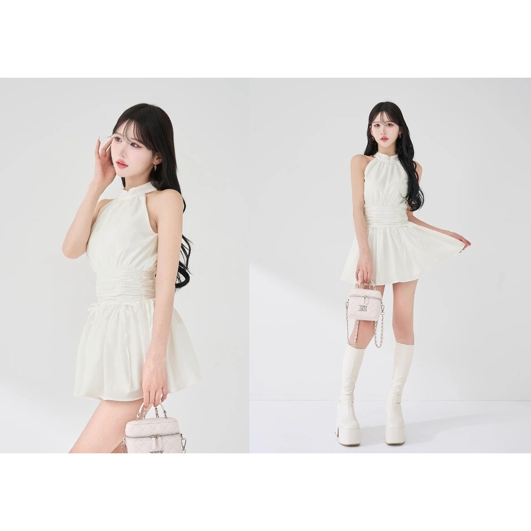 Darich - ダーリッチ darich アメスリギャザーフレアミニワンピース