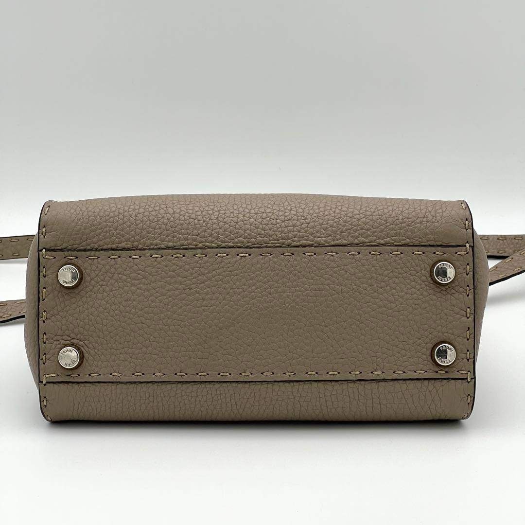 FENDI - FENDI フェンディ ピーカブー ミニ セレリア バッグ パイソン