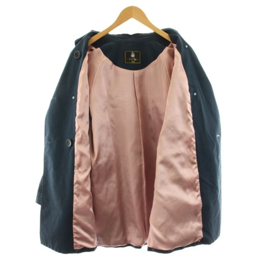 franche lippee - フランシュリッペ BLACK ステンカラーコート ミドル