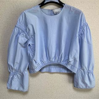 yori スプリングツイードライクブラウス グレーの通販 by しんかん's