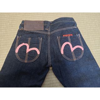 EVISU - EVISU DONNA【濃紺】【超美品】カモメ・ロゴ刺繍デニムパンツ