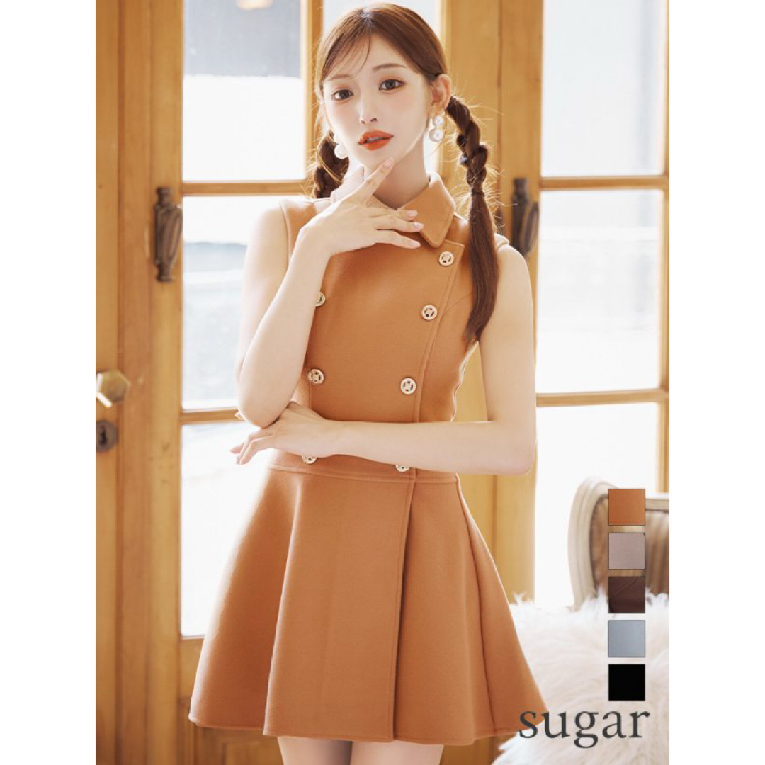 ROBE - dea robe de fleurs キャバドレス M キャメル エルケイの通販