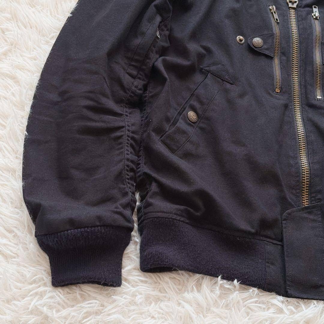 ALPHA INDUSTRIES - ALPHA フライトジャケット MA-1タイプ 刺繍ロゴ