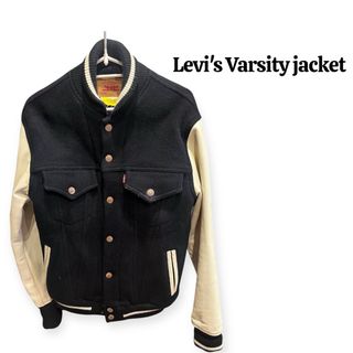 Levi's - Levi's リーバイス スタジャン 古着 本革 S 青 スエード