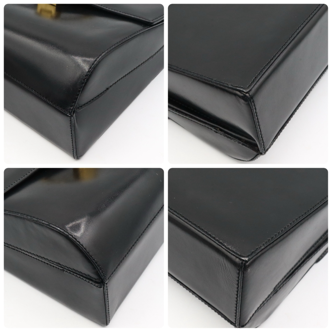 CELINE - 美品 セリーヌ レザー サークルロゴ ショルダーバッグ