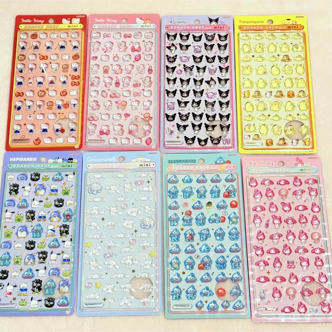 サンリオ - 【正規品】ボンボンドロップシール mini ミニ サンリオ 8種