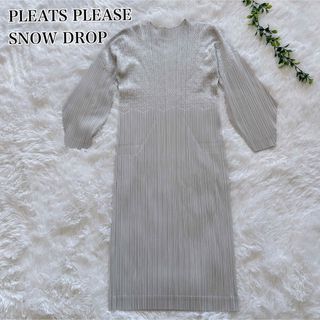 Jurgen Lehl - 美品 JURGEN LEHL フレアニットワンピース ウール 紫の