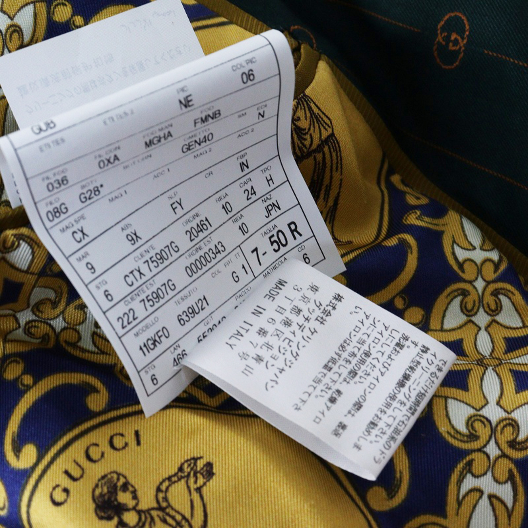GUCCI - 極美品 イタリア製 定52.8万 グッチ GUCCI GGロゴストライプ