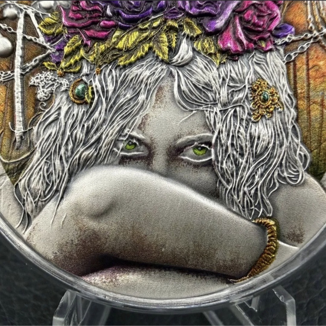 銀貨 ダークビューティーズ ファウナ カラー 超古風仕上げ 大型