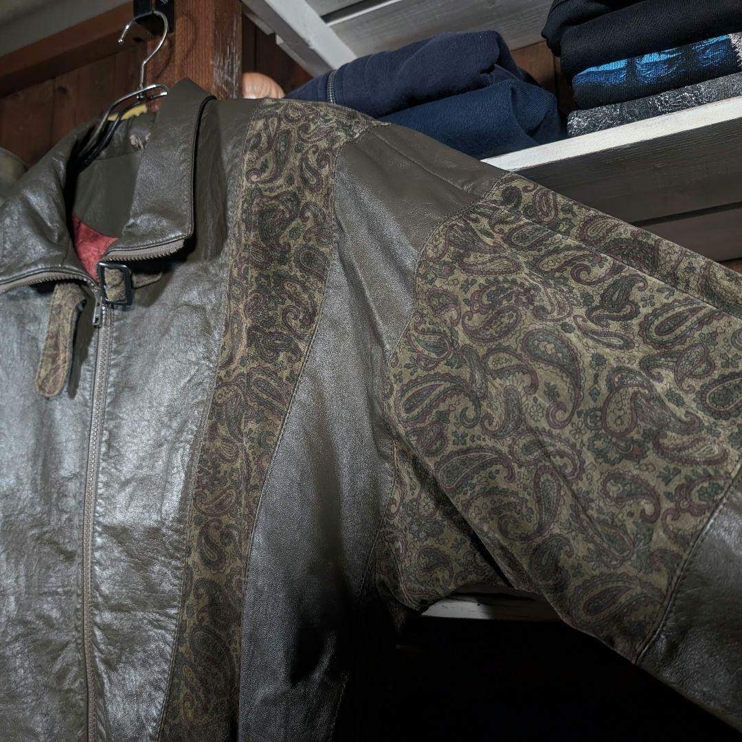 VINTAGE - イタリア製 90s ビンテージ クレイジーパターン ペイズリー