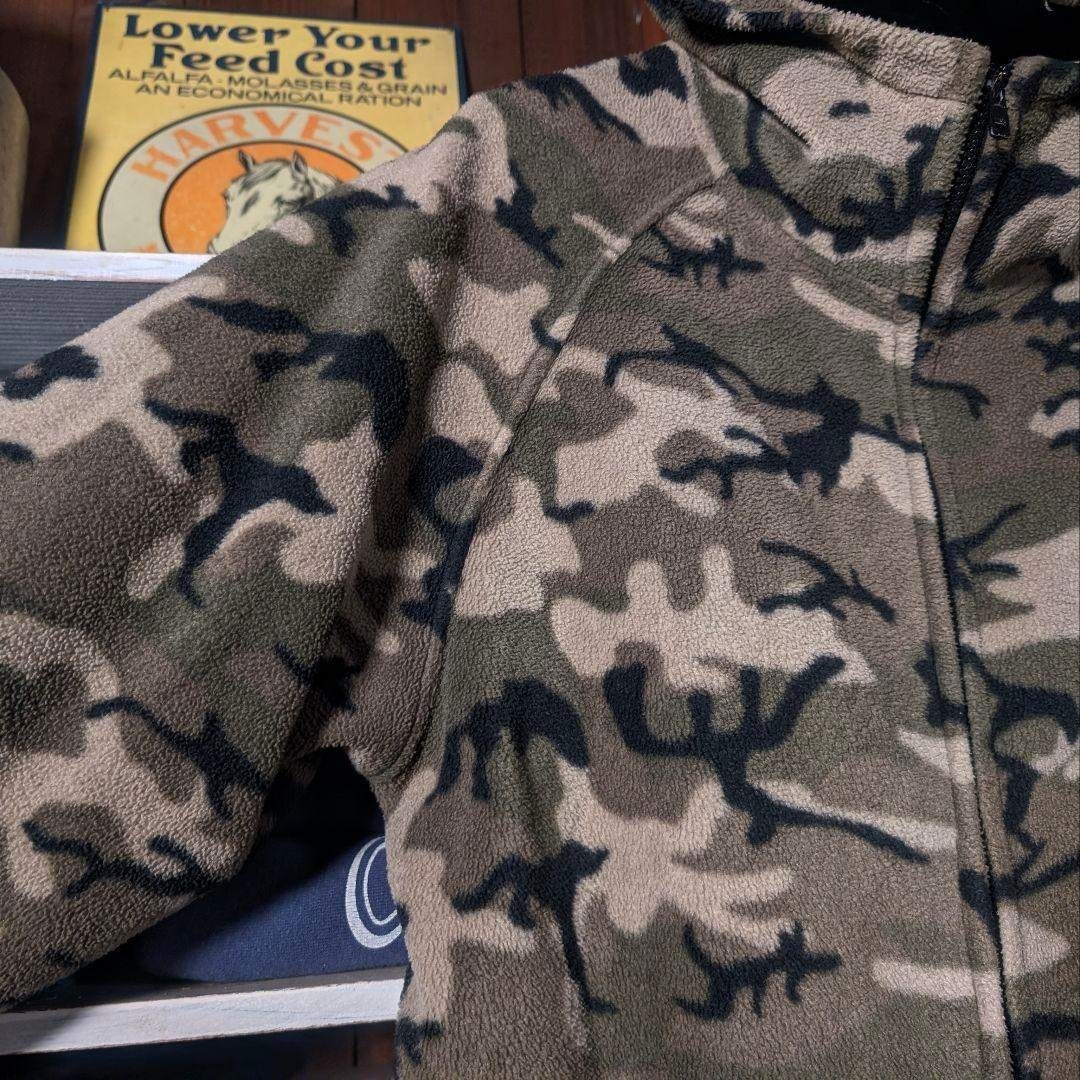 carhartt - 00s old Carhartt タイガーカモ ジップパーカー ワン