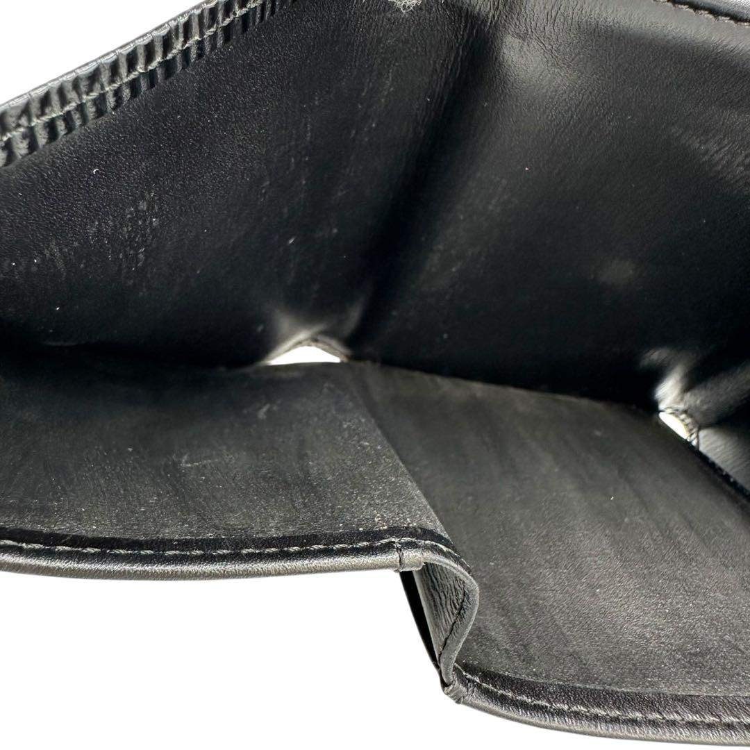 LOUIS VUITTON - 【極美品】ルイヴィトン Wホック財布 エピ ブラック 3