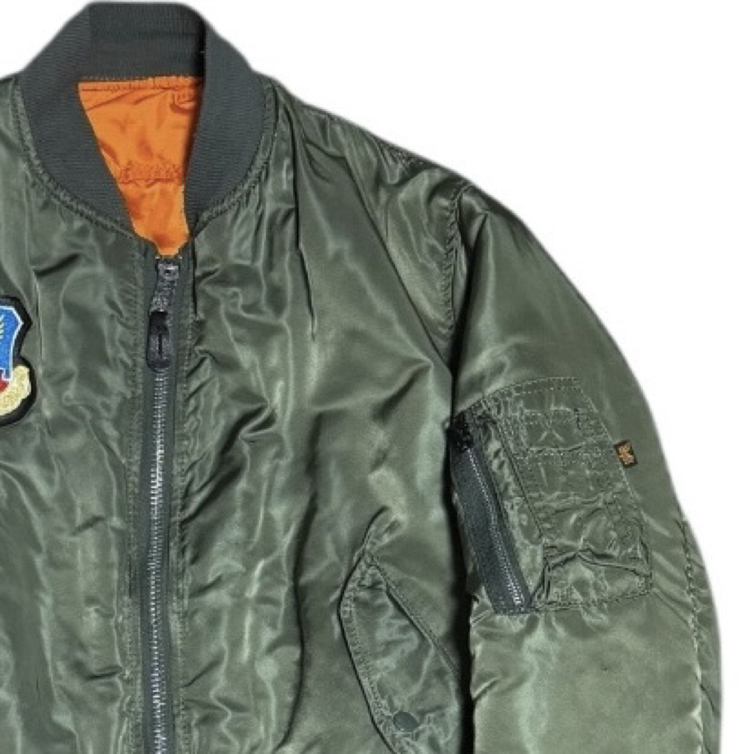 ALPHA INDUSTRIES - ALPHA 9Os USA製 MA-1 フライトジャケット セージ