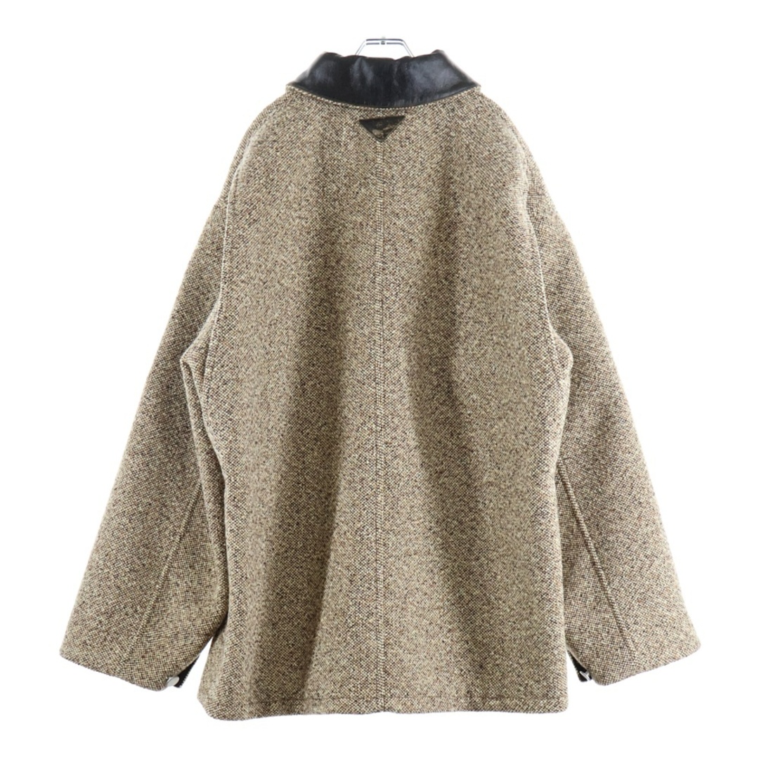 PRADA - PRADA プラダ 24AW Wool blend jacket ウール ブレンド レザー