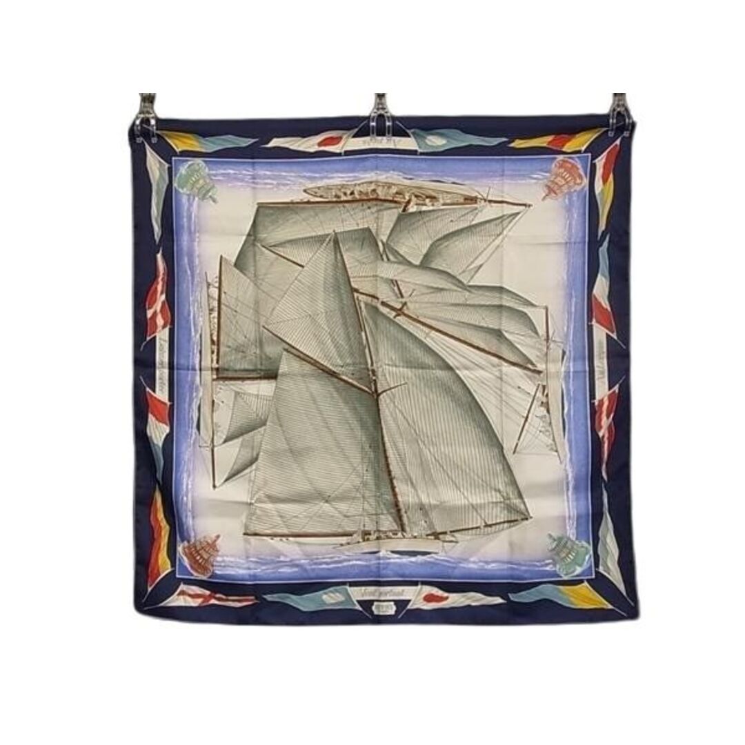 HERMES - HERMES エルメス スカーフ カレ90 マルチカラー シルク100