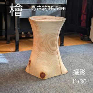 ヒノキ 丸太 椅子 スツールの通販 by NAKA's shop｜ラクマ