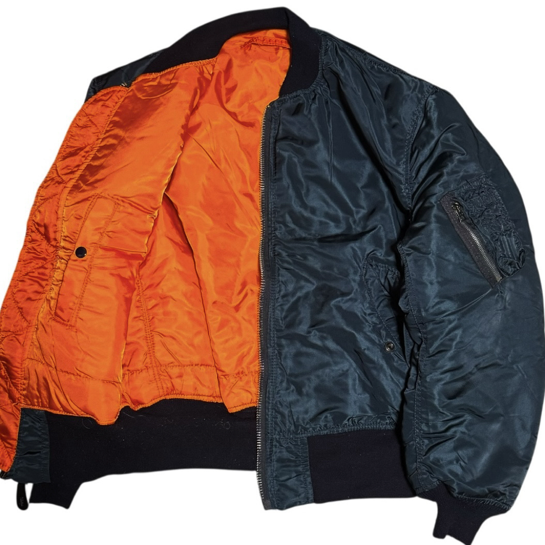 ALPHA INDUSTRIES - ALPHA 80s USA製 MA-1 旧タグ ボンバージャケット