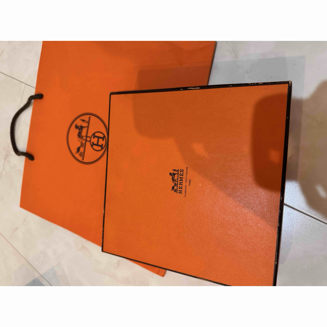 HERMES - エルメス ブラウンレザーベルト ゴールドバックルの通販 by