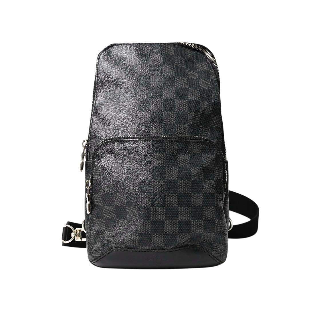 LOUIS VUITTON - 【美品】ルイヴィトン ダミエ ブラック ボディバッグ