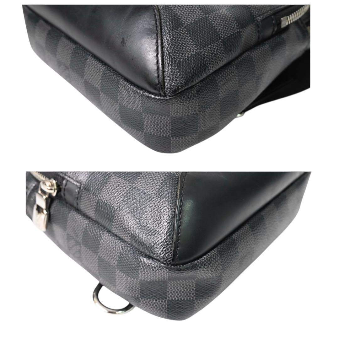 LOUIS VUITTON - 【美品】ルイヴィトン ダミエ ブラック ボディバッグ