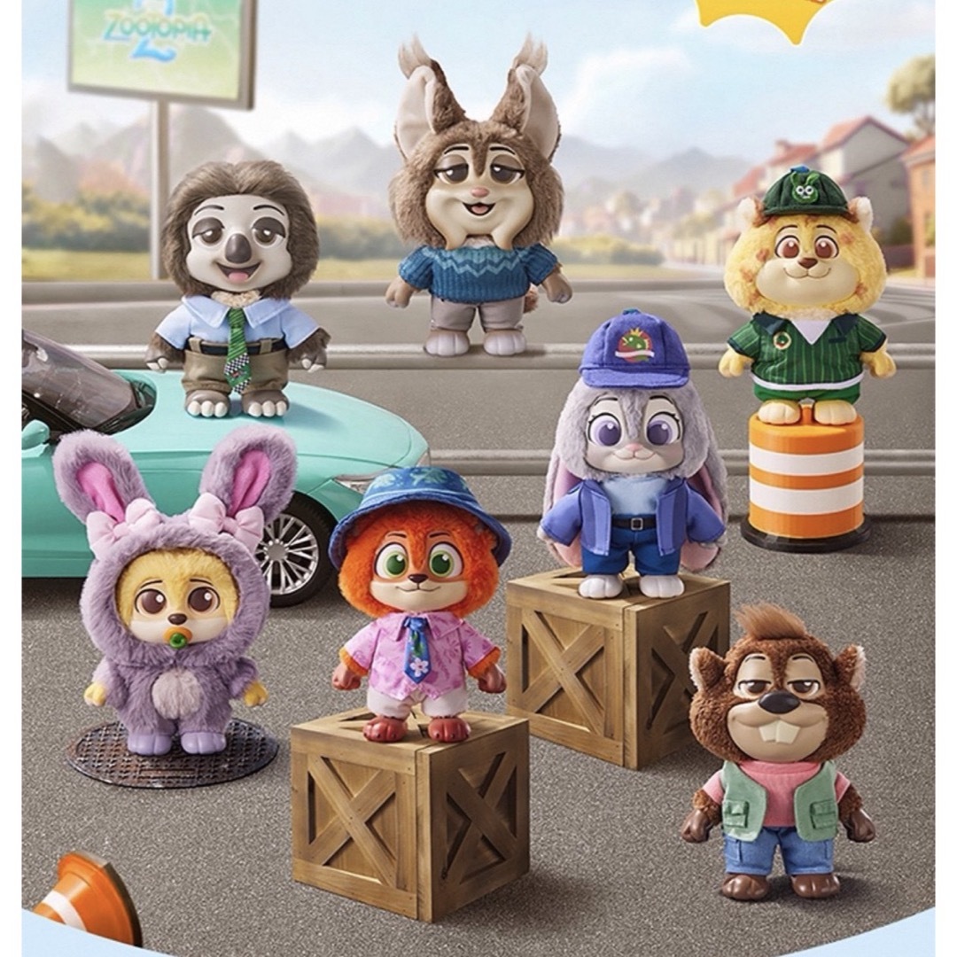 開封済】Zootopia x MINISO ズートピア2ぬいぐるみ本体人形1点の通販