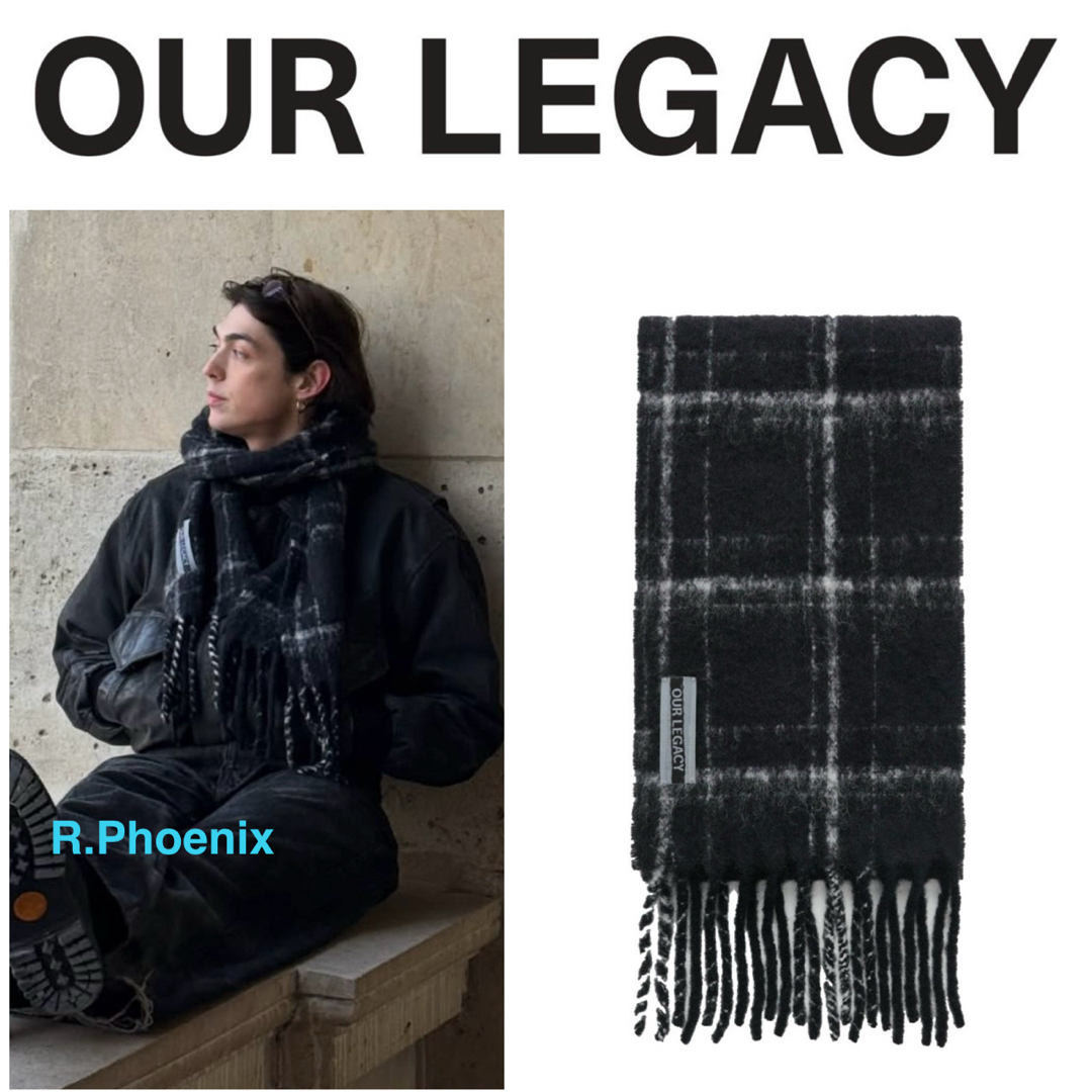 OUR LEGACY】ESTATE SCARF / Black Checkの通販 by R.Phoenix｜ラクマ