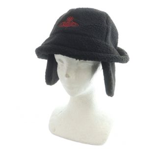 ヴィヴィアンウエストウッドレッドレーベル ボア バケットハット 帽子
