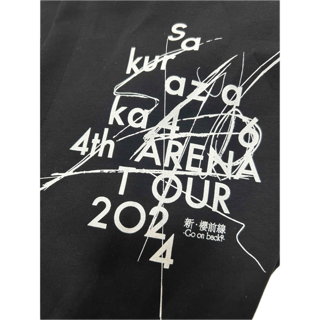 櫻坂46 - 櫻坂46 4th ARENA TOUR ボンディングビッグパーカー黒Mサイズ