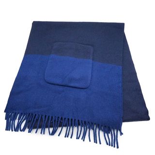 HERMES（マフラー ・ ブルー・ネイビー/青色系）のフリマアイテム一覧
