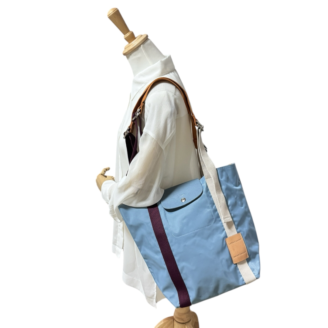 LONGCHAMP - Longchamp Replay Limited Blue Tote 2023の通販 by ゆう