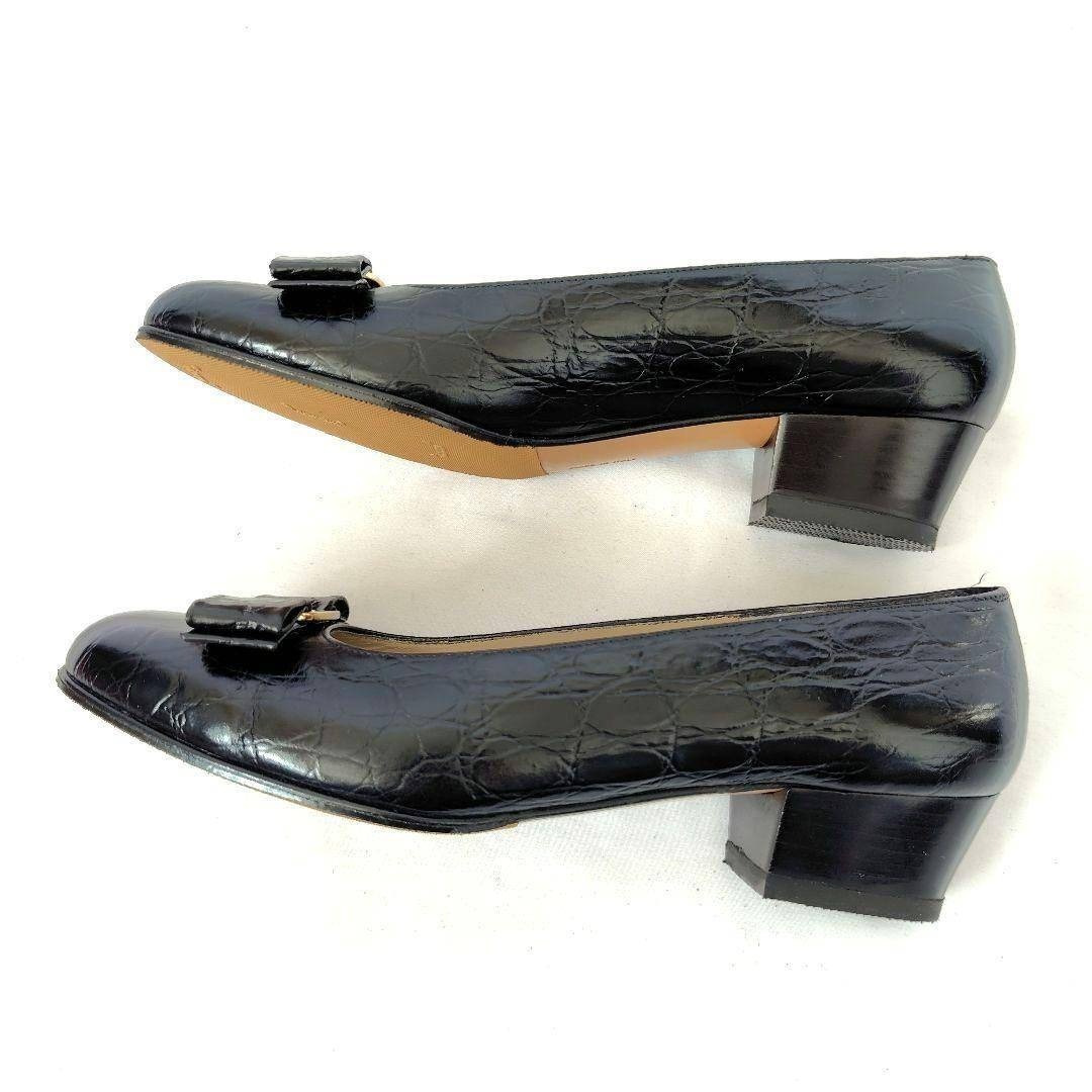 Salvatore Ferragamo - 腕利き職人のリペア済極美品箱付【フェラガモ