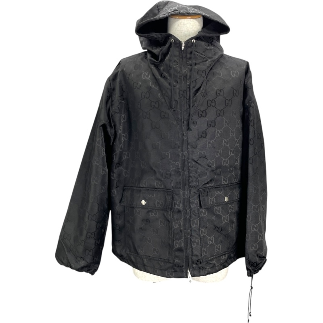 GUCCI - グッチ GUCCI GG総柄ナイロンジャケット 631105 ブラック
