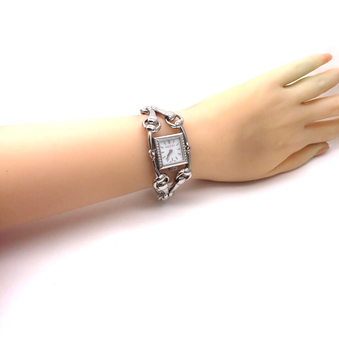 GUCCI - 【シニョーリア】GUCCI グッチ 時計 ダイヤモンドベゼル