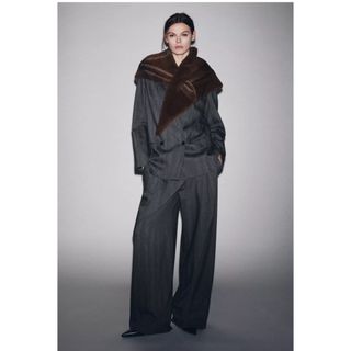 ZARA（マフラー/ショール ・ ブラウン/茶色系）のフリマアイテム一覧