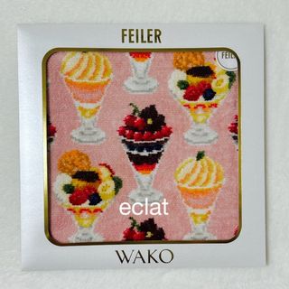 FEILER - [限定] 和光×フェイラー ハンカチ「WAKO PARFAIT」ピンクの