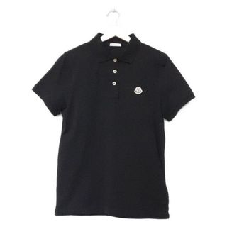 MONCLER - MONCLER モンクレール ポロシャツ XS 黒 【古着】【中古