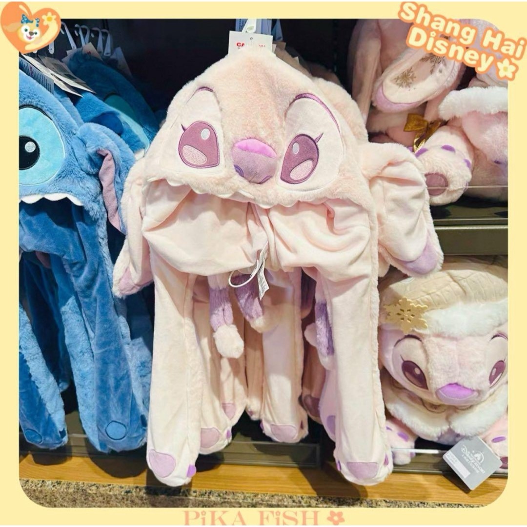 STITCH - 【現地購入☆正規品】エンジェル 耳が動くファンキャップ