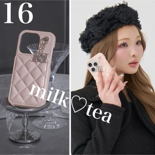 Darich - ダーリッチキルティングミラーDDチャームiPhone16ケース