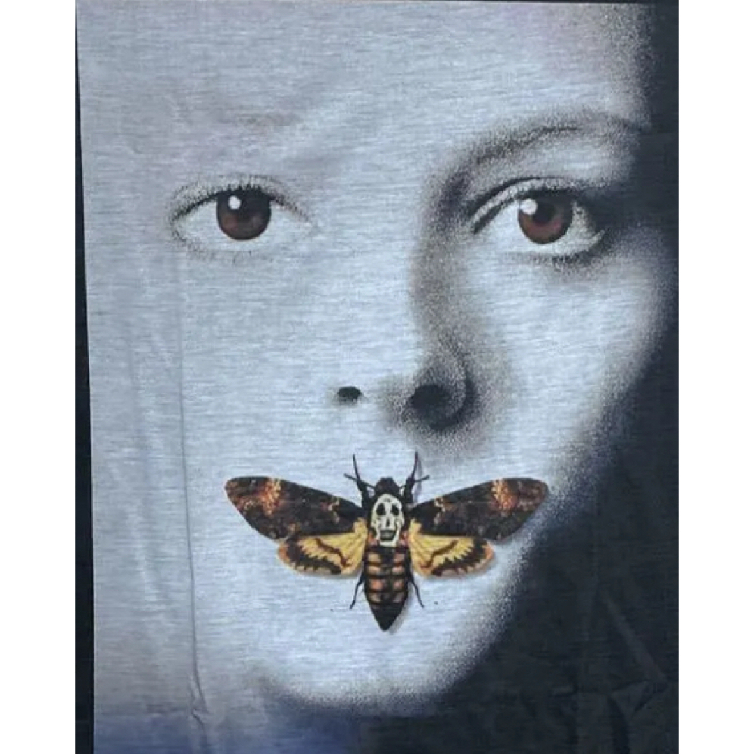 羊たちの沈黙 髑髏蛾 ブローチ メンガタスズメ ゴールド 未使用新品の