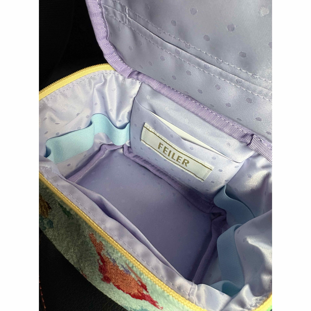 FEILER - 神崎恵さんフェイラー⭐︎バニティポーチ⭐︎ペールグリーン