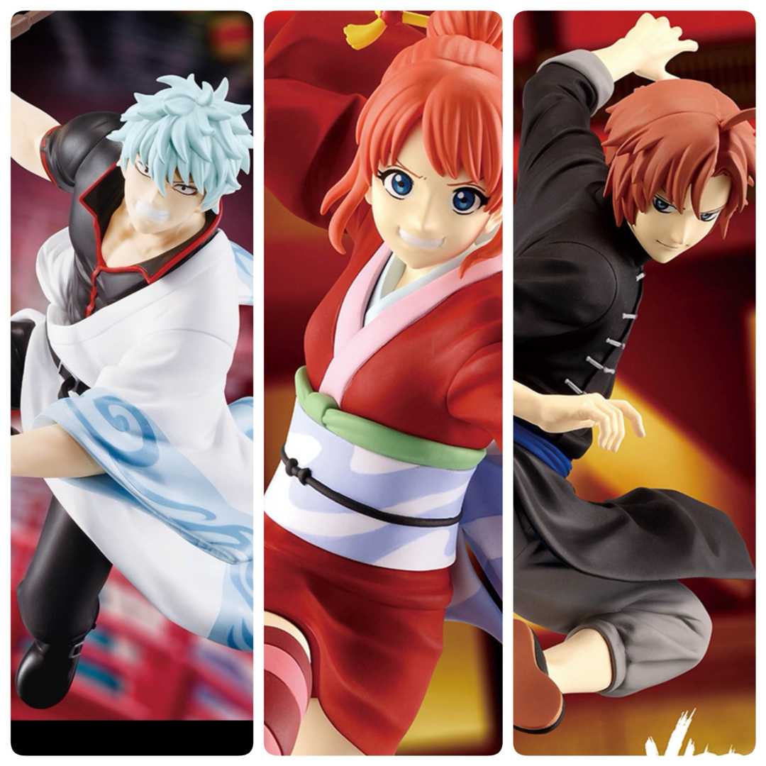 BANPRESTO - 3種類セット 神楽 銀魂 吉原大炎上 VIBRATION STARS 坂田