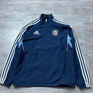 adidas - adidas☆サテン コーチジャケット☆ナイロンジャケット☆黒